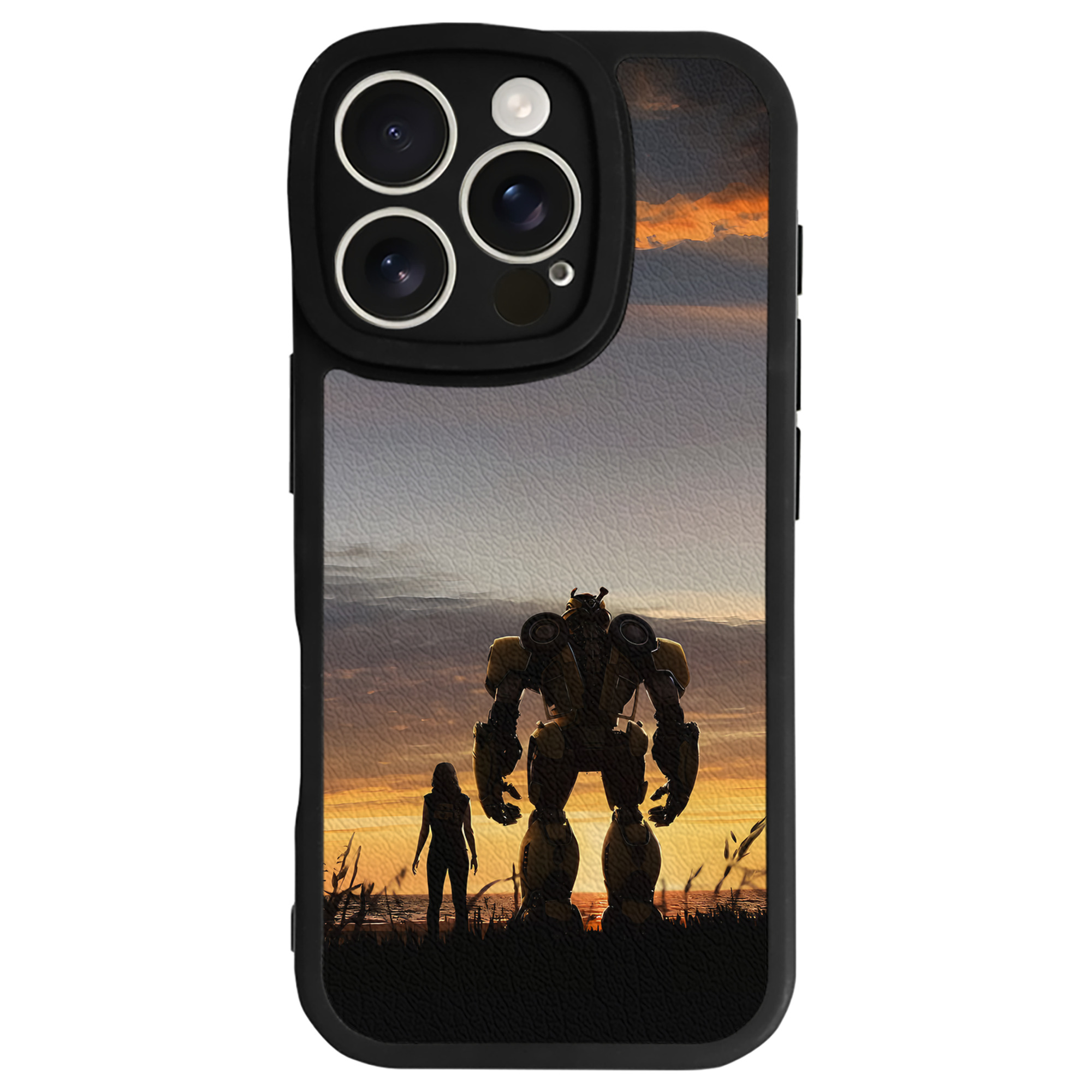（画像用） Transformers トランスフォーマー 【iPhone 16シリーズ対応】シリコンスマホケース（レザー調） 材質：シリコン